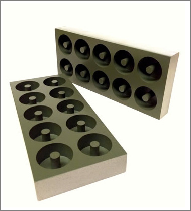 Thyme Green PTFE Applied to Mold.